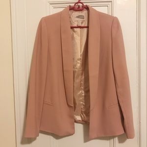 Forever 21 Dusty Pink/Cream Color Blazer Sz Small